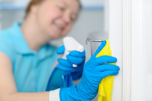 Construction dust removal during after builders cleaning