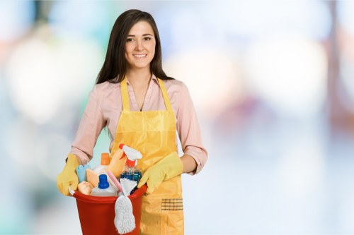 Deep cleaning kitchen surfaces during one off cleaning in Crystal Palace