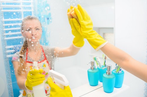 Professional oven cleaning service restoring a kitchen oven
